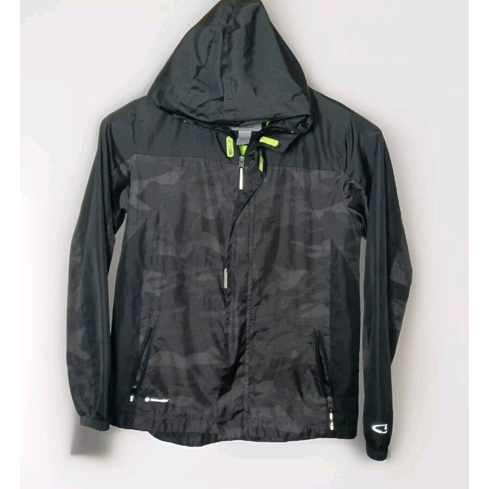 Champion  Boy Utility  Zip Jacket Hoodie  Black Camouflage Size L 12/14 Youth